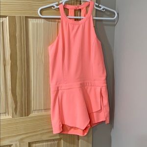 Neon pink skort romper!